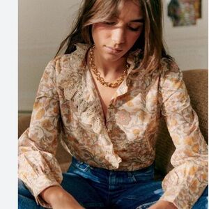 Sezane Chemise Chlo Blouse